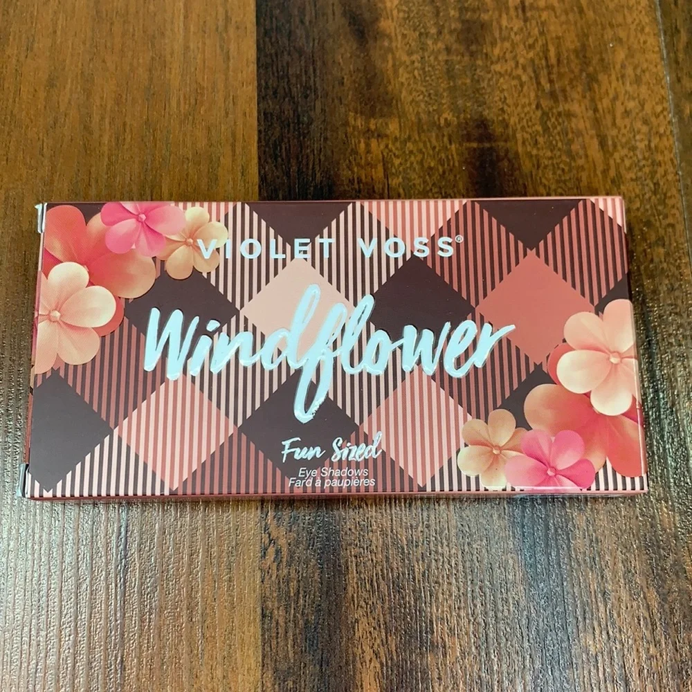Violet Voss Windflower Fun Sized Eyeshadow Palette 10 Pan NIB Warm Nude Gold